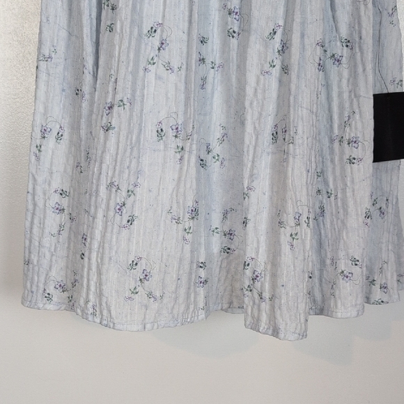 Lulus NWT Velia Floral Textured Flutter Sleeve Mini Dress - Picture 4 of 11